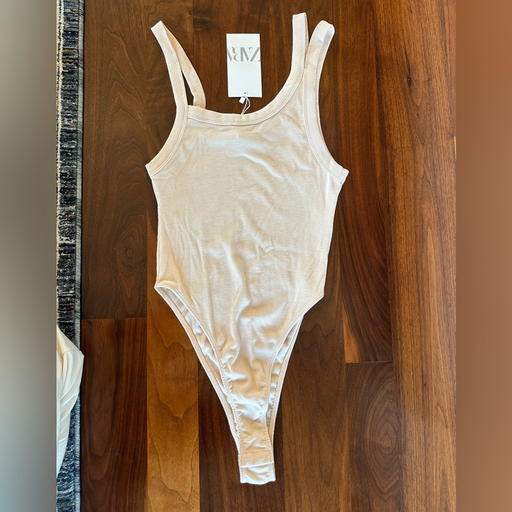 Zara light pink/nude bodysuit